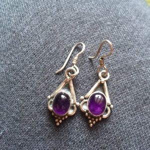 Amethyst earrings